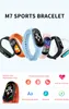 Neue M7 Smart Armband armband Männer Sport Uhr Fitness Tracker Herzfrequenz Blutdruck Monitor Smart Armbänder uhren Für Handy