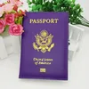 Cute USA Passports Cover Business Card Files Women Pink Travel Passport Holder American Covers for passport Girls Case Pouch Pasport DLH105