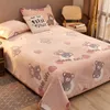 Velvet Bed Sheet Cartoon Bear Thickened Winter Warm Blanket Version Cover Queen King spread Home Decor Coverlid 1.8/2m 220514