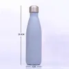Aangepaste thermosfles voor waterflessen Dubbelwandige geïsoleerde thermoskan Roestvrijstalen beker Buitensporten Drinkware 220706