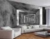 Anpassade 3D -tapeter väggmålning vardagsrum sovrum vägg klistermärken utökad rymd korridor dekoration tapeter 3d för väggar