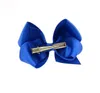Inch Fashion Childrens Ribbon Bow Clips Ragazze Large Bowknot Headwear Kids Hair Boutique Archi Accessori per neonati Forcina