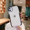 Diamond Pattern Phone Cases Clear Back Cover Protector de silicona transparente a prueba de golpes para iPhone 13 13pro max 12 12pro 11 pro XS XR 7 7P 8 8plus HKD230807