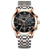 POEDAGAR Hommes Montres En Acier Inoxydable Top De Luxe De Mode D'affaires Montre-Bracelet Étanche Lumineux Quartz Montres Relogio Masculino 220530