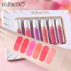 KevincoCo 6 Sztuk na pudełko Lip Gloss Nude Matte Cieczy Szminka Czerwony Mate Wodoodporna Długotrwałe nawilżające Kosmetyki Lip Makeup