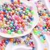 Other 6/8/10MM Acrylic ABS Pearl Imitation Round Colors Loose Beads For Jewelry Making DIY Handmade Bracelet Accessories Rita22