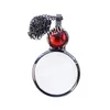 Creative Magnifying Glass Pendant Necklace Party Favor Gemstone Necklaces Fashion Jewelry Accessories Mother's Day Gift