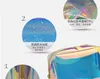 Cosmetic Bags & Cases Transparent Laser Symphony TPU Square Bag Multifunctional Trend Waterproof Large Capacity Storage BagCosmetic