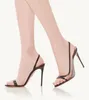 Vintage Design Nude Sanda Sandals Shoes Summer High Heel Women's Walking Party Wedding Sexy Lady Dress Luxury Gladiator Sandalias with box EU35-42