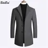 BOLUBAO Brand Men Wool Blends Coats Autumn Winter Solid Color High Quality Men's Wool Coats Luxurious Wool Blends Coat Male 2265r T220810