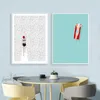 Paintings Summer Swim Abstract Wall Art Prints Nordic Poster Swimming Pool Aerial Pography Canvas Painting Picture Living Room Decor