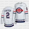 C2604 C202 USA Team White 2021 Biosteel All-American Game Hockey Jersey Remington Keopple Daniel Laatsch Jack Peart Cooper Wylie Ryan Ufko Shai Buium Buium