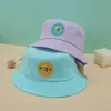 Spring Autumn Boy Girl Outdoor Leisure Fashion Fisherman Hat Child Cotton Breathable Cute Solid Color Visor Sun Bucket Hat 2-6 Years