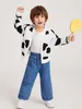 Toddler Boys Cow Pattern Cardigan She01