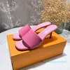Fashion-High Quality Womens Printed Sandals High-Heel Tofflor Stiletto Letters Ladies Sandals Läder Designer Fashion Shoes