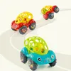 Bébé voiture poupée jouet berceau mobile cloche anneaux poignée gutta percha main attraper balle s pour nés 012 mois 220531