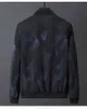 Casual Men Windbreaker Jacket Bomber de primavera Jakcet Streetwear Fashion Black Slim Fit Jackets Outerwear Ropa impresa J220716