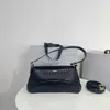 2022 Top Designer Women's Bags New Chain Oil Wax Leather Crocodile Pattern Hourglass Bag Adjustable Straps Luxury Handbag