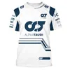 Scuderia Alpha Tauri 2022 T-shirt Formula Bir Takım Üniforma Yarış Takım Elbise F1 Gömlek Moto Tee Bisiklet Jersey Erkek Artı Boyutu