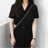 Letnia Bluzka Koszula Dla Kobiet Moda Krótki Rękaw V Neck Casual Office Lady Białe Koszule Topy Japonia Koreański Styl # 35 220402