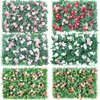 Decoratieve Bloemen Kransen 40x60cm Groene Kunstplanten Wandpaneel Plastic Buiten Gazons Tapijt Decor Thuis Bruiloft Achtergrond P1668050