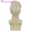 Short Striaght Full Synthetic Wig for Men Male Hair Fleeciness Wigs Colour choices7405751