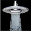 8 Inch Waterfall Rainfall 2 Function Round Plastic High Pressure Waterfall Rainfall rotatable UFO Shower Head 200925