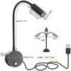 Topoch Lampe de lecture LED murale à col de cygne de 11 pouces avec port USB enfichable dans la tête de lit, 3 couleurs d'émission et luminosité modifiables par contact marche/arrêt/variateur