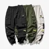 Хип -хоп бегунов груз, мужчина, harem, ленты, ленты, мужские спортивные штаны уличная одежда повседневная мужская брюки S5XL 220702