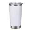 Vente en gros 20oz Tumblers Tasse à boire avec couvercle de joint Vin en acier inoxydable Coupe isolée en verre FY4412 0109