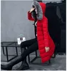 Down Cotton coats for Women Clothes Medium and Long Slim Down Cotton Padded Jacket Large Wool Collar Winter Coat Cotton Jacket Can Both Sides Wear