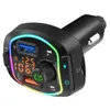 Car Auto Electronics Bluetooth 50 FM Transmisor FM Hands inal￡mbrico Receptor de audio MP3 Player 21a Dual USB Fast Carger Interior223N3960925