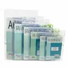 2.25 * 3.5" Office School Credit Size Vertical Clear Plastic Sleeve Pouch Horizontal Name Badge ID Card Holders with Waterproof Rescellable Zip worker Lanyard bag