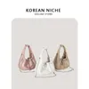 Borsa borsa da donna 2022 nuovo design di nicchia in morbida pelle pieghettata Messenger Moda versatile catena portatile nuvola