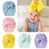 Baby Lace Embroidery Turban Baby Girl Hat Children Head Wraps Newborn Bowknot Beanie Caps Kids Hair Accessories Bulk