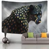 Tapisserier Animal Illustration Tapestry Wall Hanging Tiger and Leopard Mystery Dormitory Bedroom Living Room Decortapestries Tapeestriestiestapes