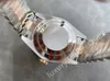 M￤n tittar p￥ Zr Factory Silver Dial Sapphire 40mm Asia 2813 Movement Business Automatic Machine Rostfritt st￥l Mens Sport Wristwatch