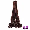 Syntetiskt lockigt flätande hårförlängningar 22 tum 150gpack Loose Wave Crochet Hair Pre Stretched3482612