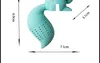 Creative Silicone Infuser Cute Animal Tea Infuser Leak Squirrel Tail Colander hushållsartiklar