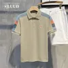 Mens Luxury Maison Mascot Brodery Brand Appliced ​​Cotton Polo T Shirt Male Fashion Kort ärm Män Golf Tops 220623