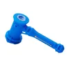 Bubbler Silicone Mini Pipes Colorful Fumer Pipe à main TUBE STRIEL TUBE PYREX BURNER D'HUILE POUR TOBAC TOBAC COULEUR ALLÉRÉE SP328