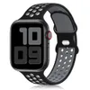 Silikongurt für Apple Watch Band 41 mm 45 mm 42 mm 44 mm Gummigürtel Smart Watch Armband Sport Armband Iwatch Serie 1 2 3 Se 4 5 6 7