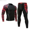 Mma ternos de treinamento conjunto treino masculino roupas treino suor jogging kits cuidados com a pele rashgard compressão esportes 2203302848934