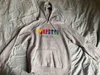 Hoodie Trapstar Full Tracksuit Rainbow Handduk Broderi Decoding Hooded Sportwear Män och kvinnor passar dragkedja Byxor Leisure Trend 554ess