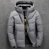 Winter Warm Men Down Jacket Coat Casual Autumn Stand Collar Puffer Dikke hoed Wit Duck Parka Male herenjasje met HOOD Hoge kwaliteit