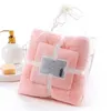 70x140cm 35x75cm 2pcs Luxury Super Large Towel Set High Absorbent Soft Bath Towel Face Towels