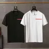 22ss camisetas para hombre Camisetas con estampado de letras polo Negro Diseñador de moda Manga de verano Suelta Alta calidad Top Manga corta Tamaño M-XXL