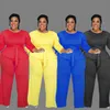 Damen-Trainingsanzüge in Übergröße, L-4XL, 2-teiliges Set für Damen, Lounge-Langarm-Outfits, Herbst, locker, zwei modisch, einfarbig, Ganzes DropWo244u