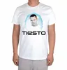 Style T-shirty męskie dostosuj druk Tiesto marka dubstep mężczyzn Dj mistrz koszulka bawełna T-shirt muzyka fitness ropa mujer camisetas hombremen's