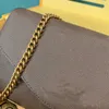 2022 Women Handbag Chain Crossbody Bag Nylon Strap Sling Shoulder Bags Fashion Classic Letter Canvas leather handbags round Purse 04